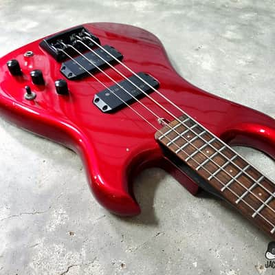 Westone Spectrum GT 4-String MIJ Electric Bass Guitar (1980s, Blood Red Metallic) image 12
