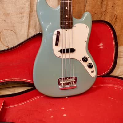 Fender Musicmaster Bass 1975 - Blue image 6