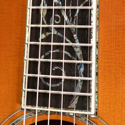 Santa Cruz H13 42 Style Acoustic Guitar - Orcas Island Cedar/Waterfall Bubinga with Hardshell Case image 13