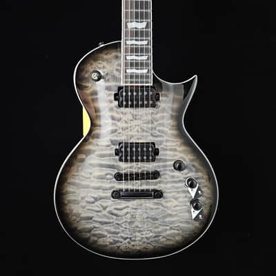 ESP LTD EC-1000T Electric Guitar - Charcoal Burst - NEW image 1