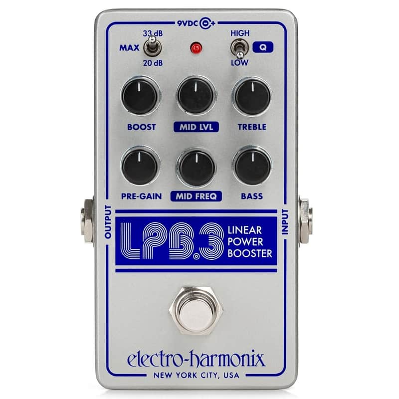New Electro-Harmonix EHX LPB-3 Linear Power Booster Guitar Effects Pedal image 1