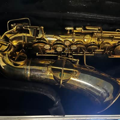 Vintage Horace Alto/Tenor Saxophone - 1920s USA Split-Bell Stencil (Buescher/Conn) - Project image 1