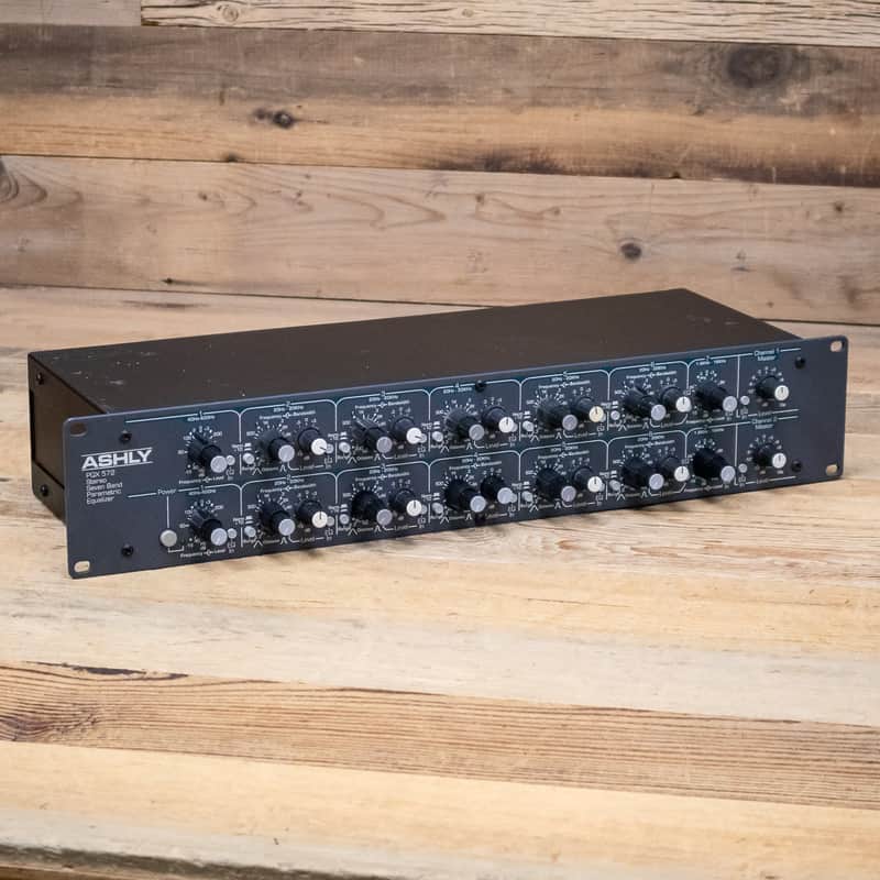 Ashly PQX-572 2-Channel Parametric Equalizer EQ PQX572 Equaliser Stereo U287651