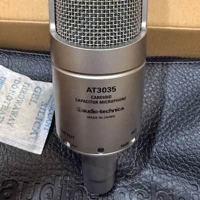 Audio-Technica AT3035 Large Diaphragm Cardioid Condenser Microphone 2010s - Silver image 4