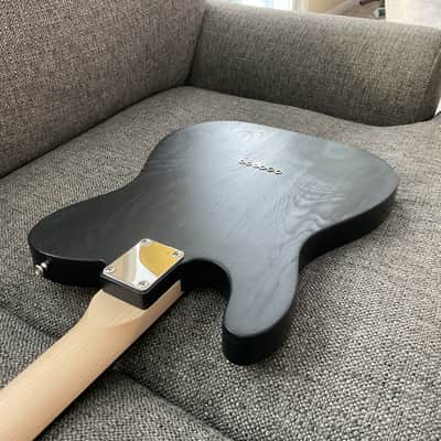 Esquire 1 3/8” Knotty Pine Body ‘59 Les Paul sized neck Custom Build image 18