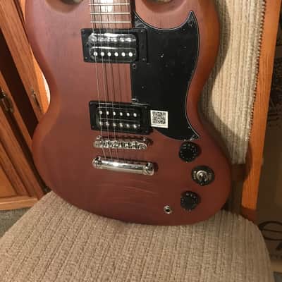 Epiphone Epiphone EGSVWLVCH1 SG Special VE - Vintage Worn Walnut 2016 - Natural Satin Worn Walnut image 2