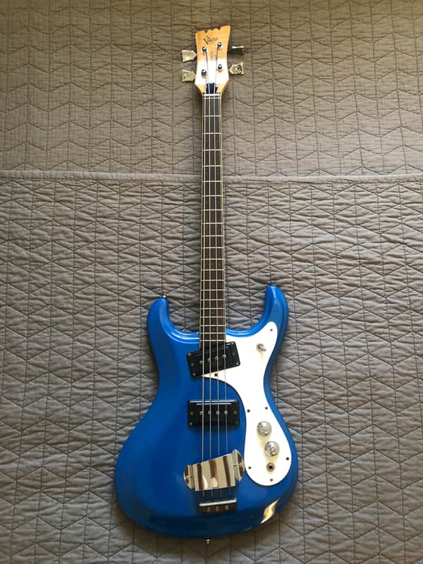 Mosrite The Ventures 1966 Pacific Blue image 1