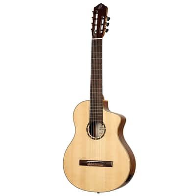 Ortega RCE133-7 Family Series Pro Solid Spruce Top Nato Neck Nylon 7-String Classical Acoustic-Electric Guitar w/Gig Bag image 7