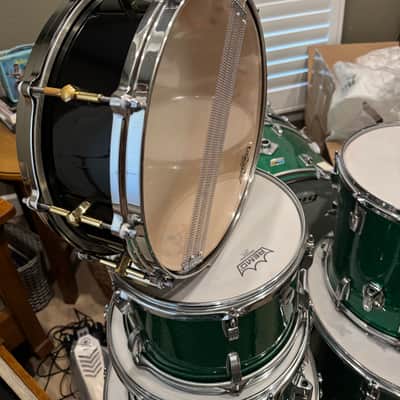 Noble&Cooley 5x14 SS Classic Solid Shell Snare Drum - Black Laquer image 14