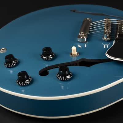 2017 Gibson Memphis Custom ES-335 Block - Pelham Blue | USA Limited Edition Semi-Hollow Burstbucker Humbucker Pickups | CoA OHSC image 22
