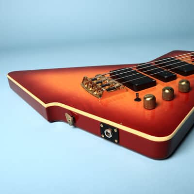 1984 Ibanez DT-870 Destroyer Bass Guitar Cherry Sunburst image 12