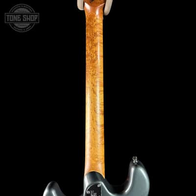 Used 2018 Ernie Ball Music Man Cutlass HSS Charcoal Frost w/case TSU25228 image 10