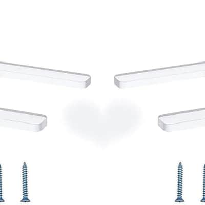 Guitar Wall Hanger 2PCS Ukulele Acrylic Wall Mount Rack for Guitar Violin Banjo -Clear image 1