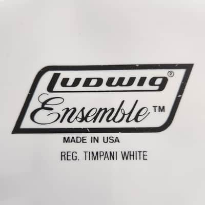 NOS Ludwig Ensemble 23.5" Timpani Drum Head Smooth White mid 80s/early 90s image 2