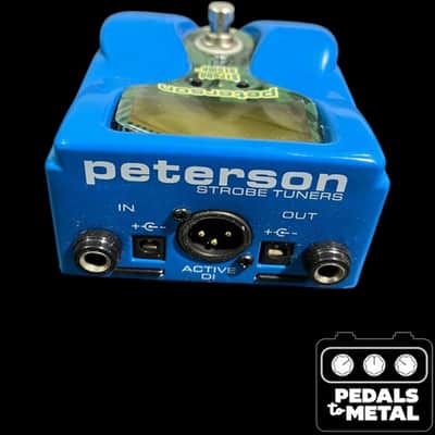 Peterson VS-S StroboStomp Pedal Tuner 2000s - Blue - X21283 image 2
