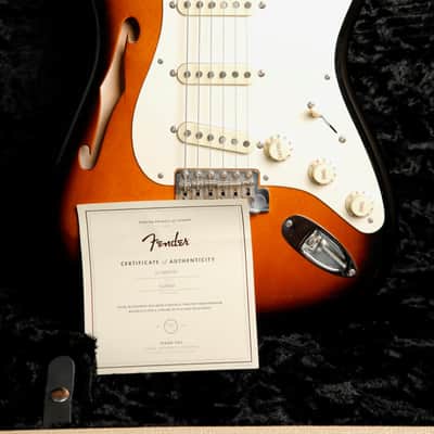 Fender Eric Johnson Signature Stratocaster Thinline Electric Guitar 2018 Pre-Owned image 18