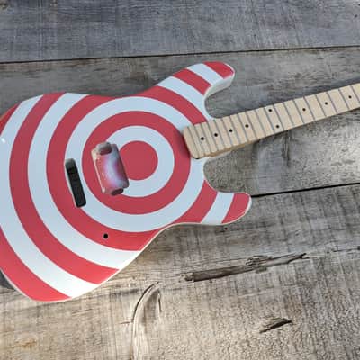Hair metal 80's Tribute Bullseye Body and Neck DIY image 7