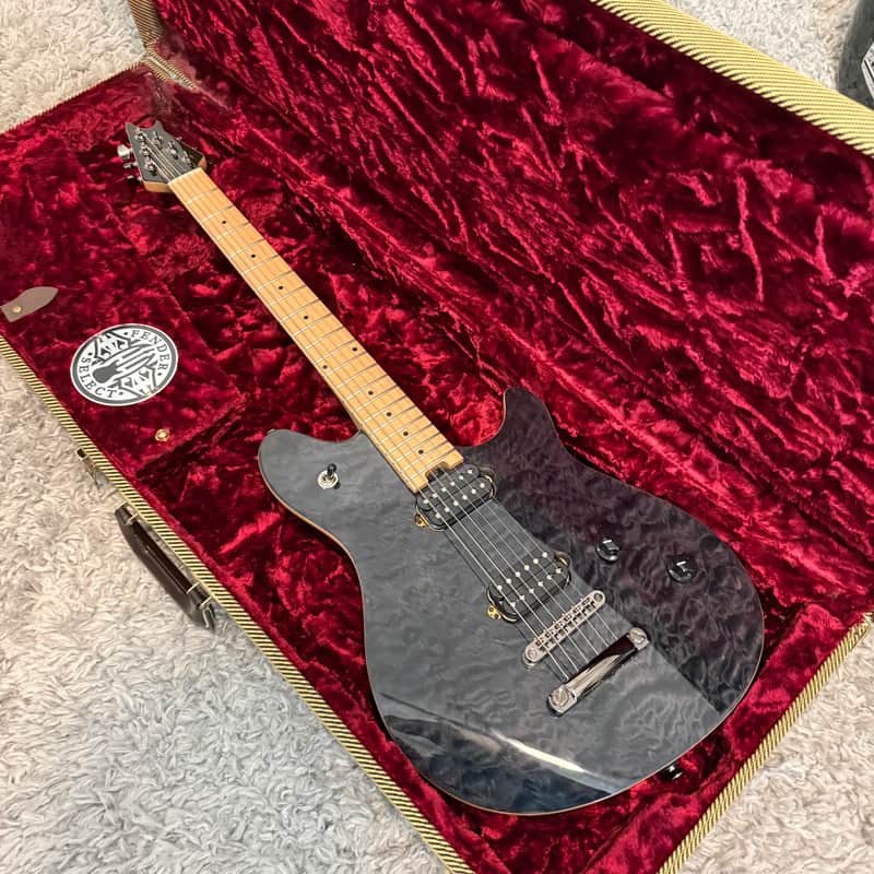 EVH WG-T Wolfgang Standard Quilt Hardtail 2010s - Transparent Black image 1
