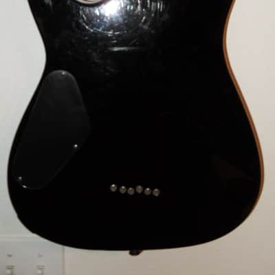 Schecter C1 XXX Black Stripper Inlays image 7