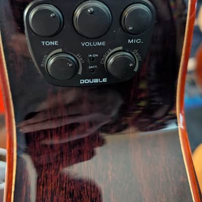 Willow Creek FX-PG9-BS Grand Auditorium Acoustic Electric Guitar With Built-in Effects image 7