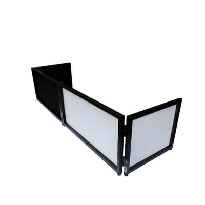ProX DJ Facade BLACK Frame with White & Black Scrims Package + Carry Bag image 6
