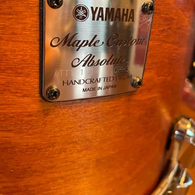 Yamaha Maple Custom Absolute tom 12"x8 natural vintage image 2