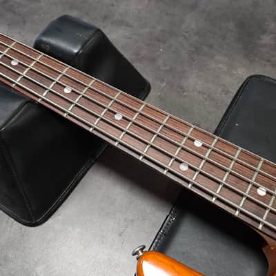 G&L L-5500 USA RARE Bass 5 String Honeyburst EMG American Leo Fender HH Jazz Bass Ash Body LOW SERIAL NUMBER! L5500 Rock Bass Custom Case image 15