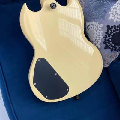 Epiphone G-400 Les Paul (SG) Custom 1999 - 2012 - Antique Ivory image 8