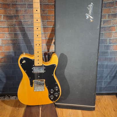 Vintage 1975 Fender Telecaster Custom Maple Fretboard Natural w/ OHSC image 1