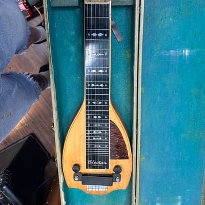 1941 Epiphone Century Lap Steel w/ original case- Natural image 5