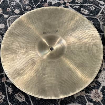 Vintage SABIAN 14" AA Regular Hi-Hat Cymbals PAIR 1985-2001 - Natural Patina image 10