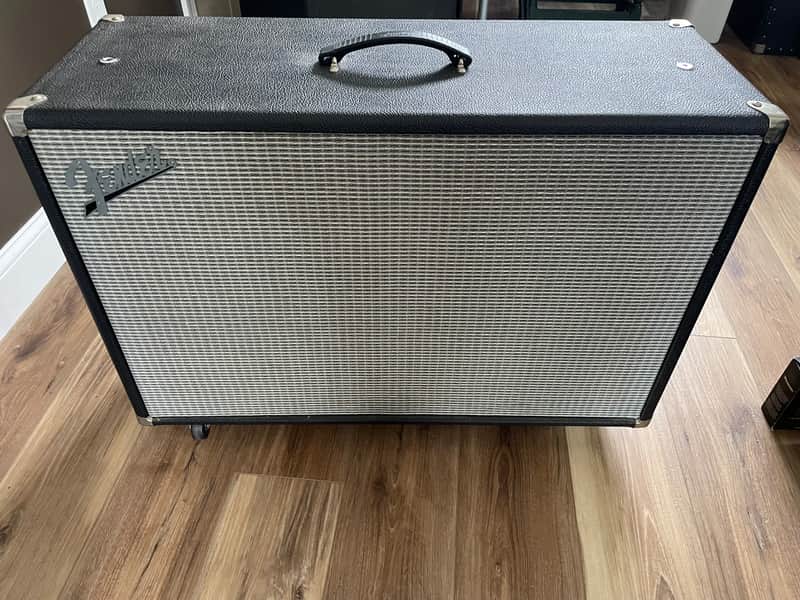 Fender Super-Sonic 60 212 Enclosure 120-Watt 2x12" Guitar Speaker Cabinet 2010 - Present - Black image 1