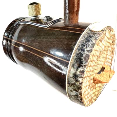 Electric Erhu chinese violin experimental instrument Electric Ehru 1970s Snakeskin image 1
