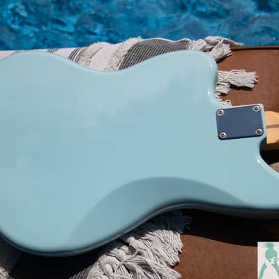 Fender FSR Hybrid II Limited Edition Jazzmaster with Maple Fingerboard - Daphne Blue - Pro Set Up w Perfect Frets/Action/Intonation image 10