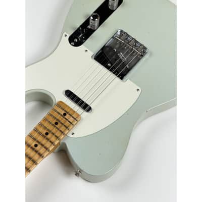 Fender CUSTOM SHOP TELECASTER 1955 - JOURNEYMAN RELIC WITH CLOSET CLASSIC HARDWARE Super Aged Sonic Blue image 8