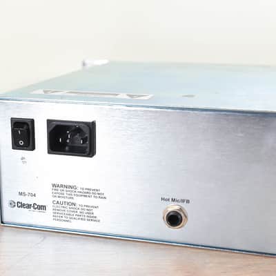Clear-Com MS-704 2RU Four-Channel Main Station CG00YHB image 8