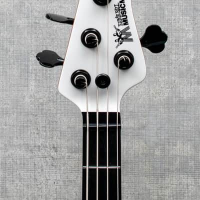 Music Man Tim Commerford StingRay Bass Passive Fight Night White image 8