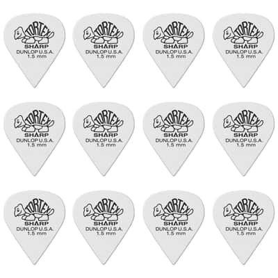 412P150 Tortex Sharp 1,50mm Sachet de 12 Dunlop image 1