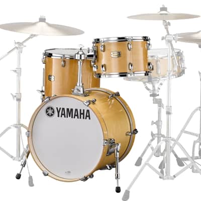 Yamaha 12/14/18" Stage Custom Bop Kit Drum Set - Natural Wood image 1