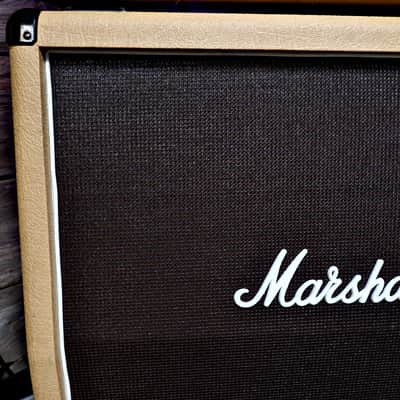 Vintage Marshall JMP 2203 MKII Master Lead 100-watt Amp Head w/ Matching 4x12 Speaker Cab - Fawn Tolex image 24