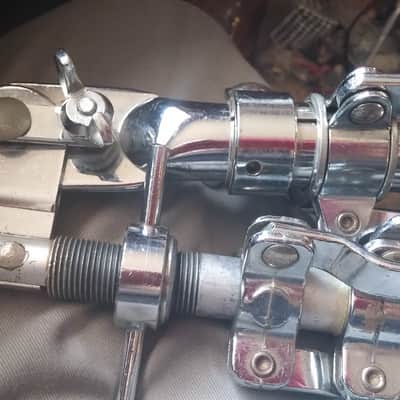 VINTAGE Ludwig Atlas SNARE STAND 60s 70s BEAUTIFUL SHAPE Rock Solid NO TARIFFS image 4