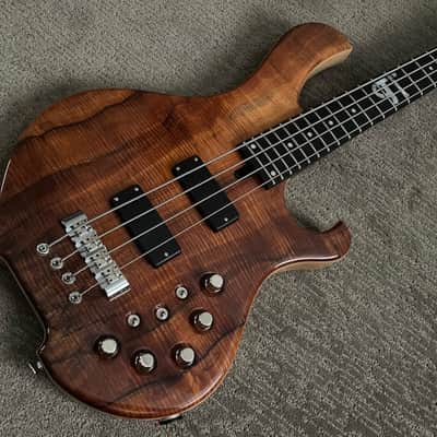 Maruszczyk PI Frog Wojtek Pilichowski Signature 4-String Bass (2023) - Koa w/gig bag image 2