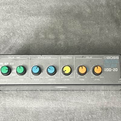 Boss RDD-20 Micro Rack Series Digital Delay 1986 - 1990 - Black image 3