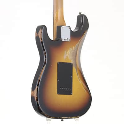 FENDER CUSTOM SHOP Limited Edition '60 Dual-Mag II Stratocaster Super Heavy Relic Aged 3-Color Sunburst [CZ561469] (04/30) image 9