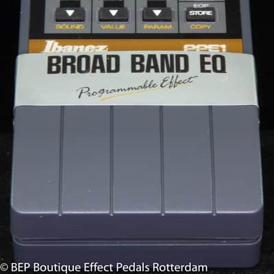Ibanez PPE-1 DCP Parametric EQ 1989 s/n 211617 Japan mounted with 5x JRC4558D op amps image 7