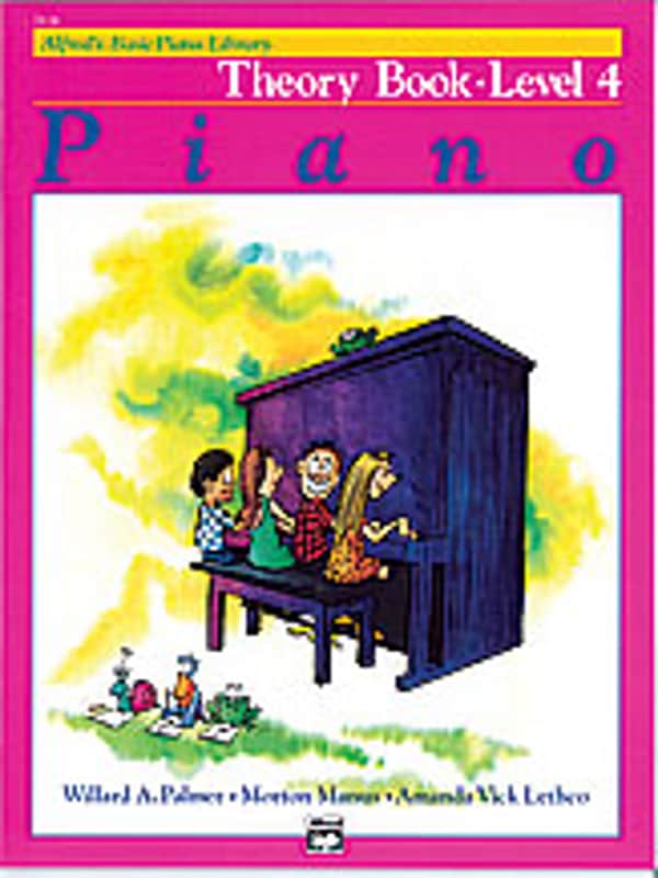 Alfred's Basic Piano Course Theory Book Lv4 image 1