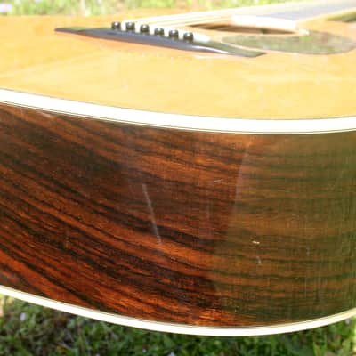 Morris F30 OOO size Guitar MIJ Circa 1980 Natural+ Hard Case image 16