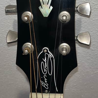 Gibson Elvis Presley Signature Dove 2003 Ebony (VERY RARE) PLAYED BY PAUL HINOJOS (At The Drive-In & The Mars Volta) FREE ATDI MERCH BUNDLE INCLUDED! image 5