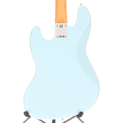Fender Gold Foil Jazz Bass, Sonic Blue, Professional Setup (B7) (96229) image 2