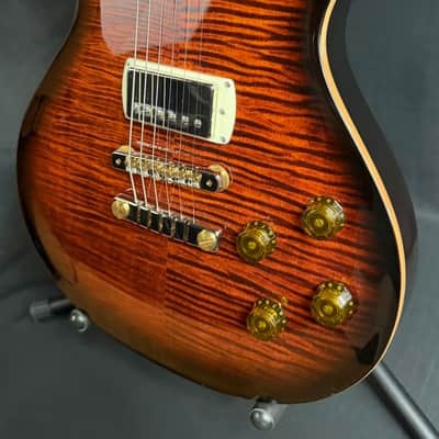 PRS SE McCarty 594 Singlecut Electric Guitar Black Gold Burst w/ Gig Bag image 4